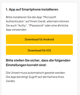 Google Authenticator für Android oder iOS installieren