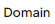 Spalte mit den Namen der Domains und Subdomains